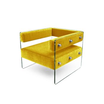 Crystal Armchair - Yellow