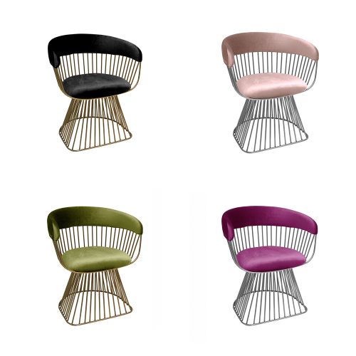 Reflection Accent Chair Art Deco