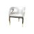 Reflection Accent ArmChair Trident White