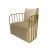 Reflection Accent Chair Bars Gold - Champagne Velvet