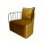 Reflection Accent Chair Bars Gold - Gold Velvet