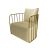 Reflection Accent Chair Bars Gold - Ivory Velvet