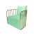 Reflection Accent Chair Bars Gold - Mint Velvet