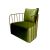Reflection Accent Chair Bars Gold - Moss Velvet