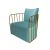 Reflection Accent Chair Bars Gold - Tiffany Blue Velvet