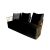 Reflection Accent Sofa Bars Gold - Black Velvet