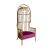 Reflection Armchair Dome Gold - Magenta Velvet