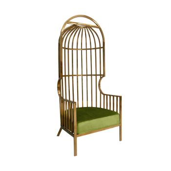 Reflection Armchair Dome Gold - Moss Velvet