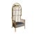 Reflection Armchair Dome Gold - Silver Velvet