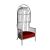 Reflection Armchair Dome Silver - Red Velvet