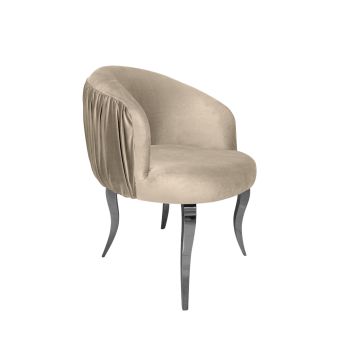 Reflection Armchair Glitz Lounge Silver - Champagne