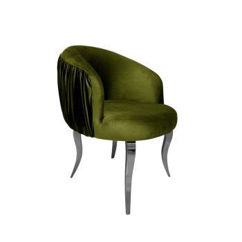 Reflection Armchair Glitz Lounge Silver - Moss