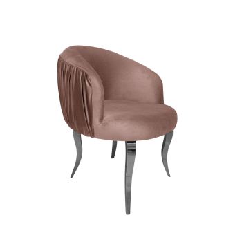 Reflection Armchair Glitz Lounge Silver - Rose Gold
