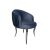 Reflection Armchair Glitz Lounge Silver - Dusty Blue