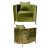 Reflection Chair Art Deco Gold - Moss