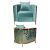 Reflection Chair Art Deco Gold - Tiffany Blue