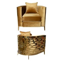 Reflection Chair Kaleidoscope Gold - Gold