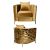 Reflection Chair Kaleidoscope Gold - Gold