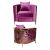 Reflection Chair Kaleidoscope Gold - Magenta