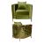 Reflection Chair Kaleidoscope Gold - Moss