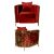 Reflection Chair Kaleidoscope Gold - Red