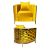 Reflection Chair Kaleidoscope Gold - Yellow
