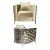 Reflection Chair Kaleidoscope Silver - Ivory
