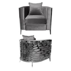 Reflection Chair Kaleidoscope Silver - Silver