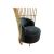 Reflection Armchair Lavish Lounge - Black