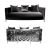 Reflection Kaleidoscope Sofa Silver - Black Velvet Reflection Kaleidoscope Sofa Silver - Black Velvet