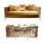Reflection Kaleidoscope Sofa Silver - Gold Velvet
