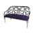 Reflection Loveseat Butterfly Silver - Eggplant Velvet
