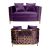 Reflection Loveseat Kaleidoscope Gold - Eggplant Velvet Reflection Loveseat Kaleidoscope Gold - Eggplant Velvet