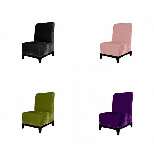 Velvet Chair Armless