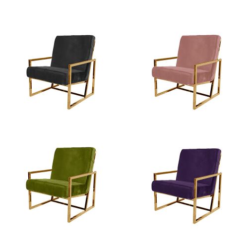 Reflection Rain Armchair Gold