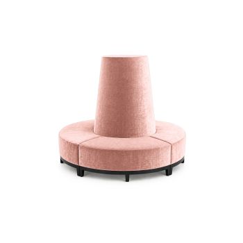 Velvet Banquette Light Pink