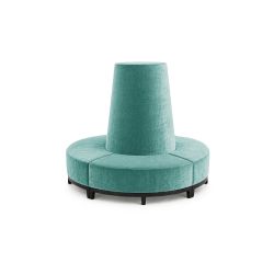 Velvet Banquette Tiffany Blue
