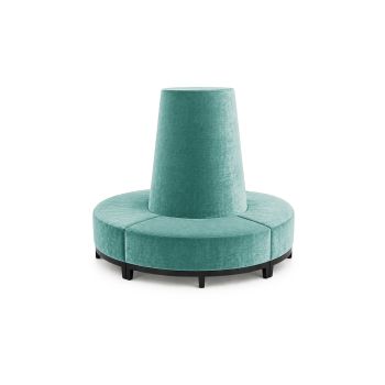 Velvet Banquette Tiffany Blue