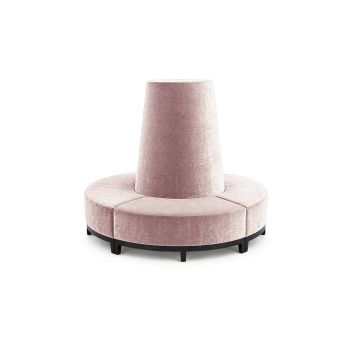 Velvet Banquette Rose Gold