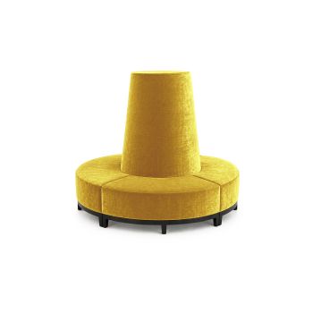 Velvet Banquette Yellow