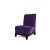 Velvet Chair Armless Eggplant