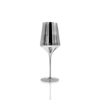 Reflection Wine Glass Smoke Silver (25 Racks)