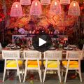 Discover the Elegant Black Bohemian Set: A Touch of Sophistication and Charm for Your Event