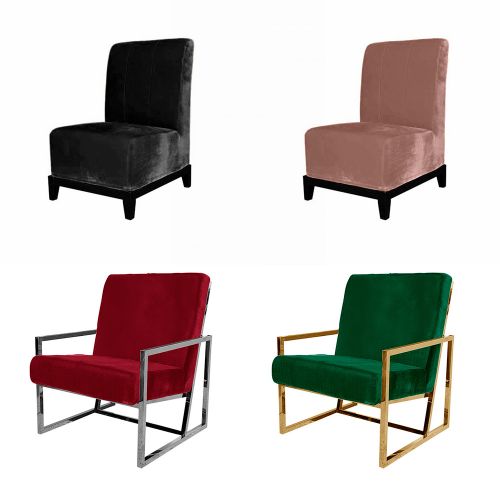 Velvet Lounge Chairs