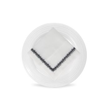 Vine Napkin - White Black