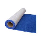 Blue carpet runner 3x25 roll with smooth finish, aisle walkway runner for events, ceremonies, and venue entrances.