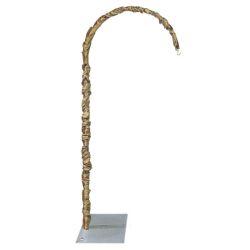 Chandelier Hanger and Coupler (Gold Fabric Cover)
