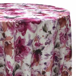 Renoir - Raspberry - 108" Round