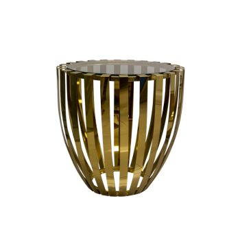 Alaia End Table - Gold