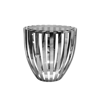 Alaia End Table - Silver